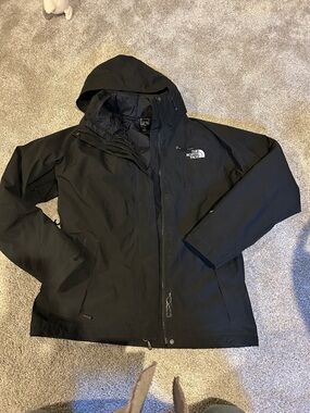 The North Face Black Hooded Shell Jacket